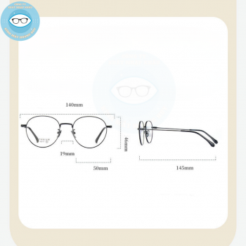 Gọng kim loại mã 8017